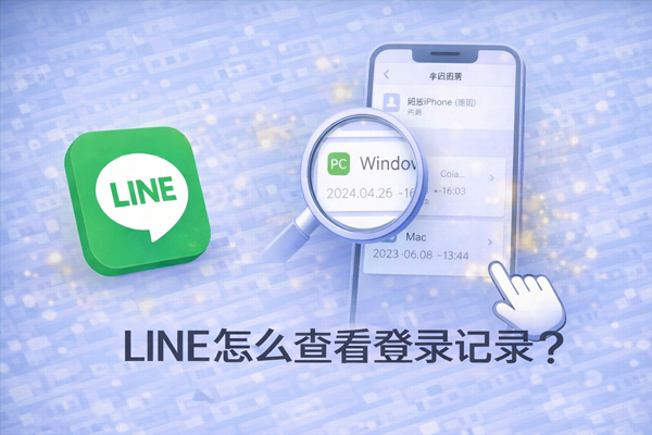 LINE 怎么查看登录记录？