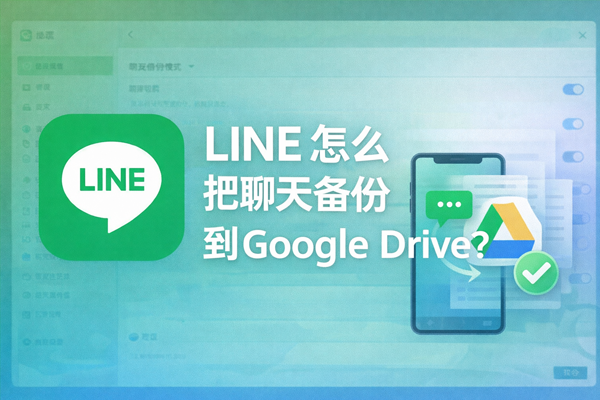 LINE 怎么把聊天备份到Google Drive？